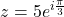 z = 5e^{i\frac{\pi}{3}}