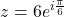 z = 6e^{i\frac{\pi}{6}}