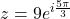 z = 9e^{i\frac{5\pi}{3}}