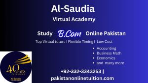 Study B.Com online Pakistan
