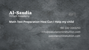 Math Test Preparation How Can I Help my child