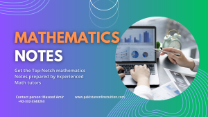 Mathematics Notes