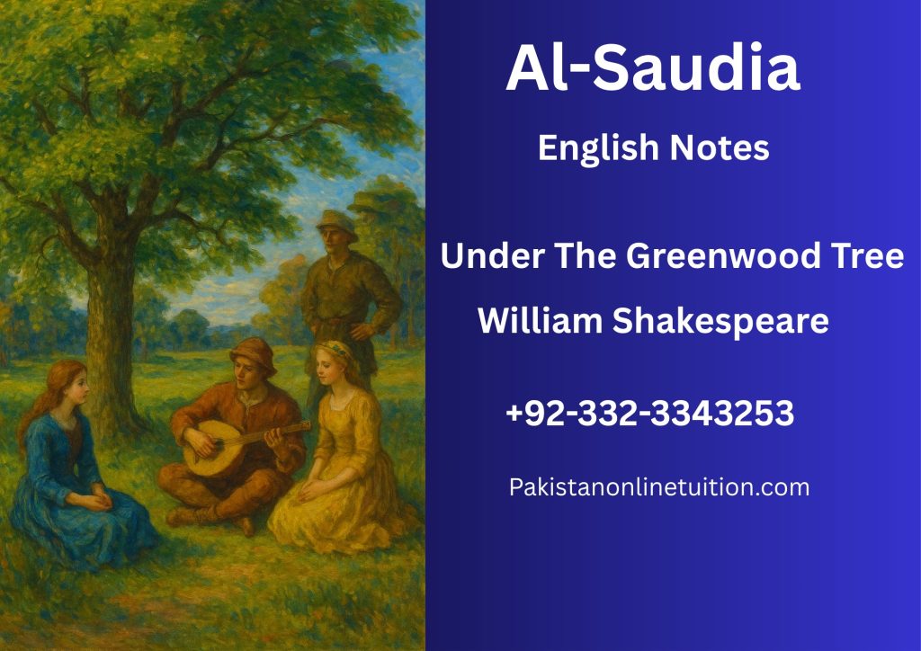 Under The GreenWood Tree