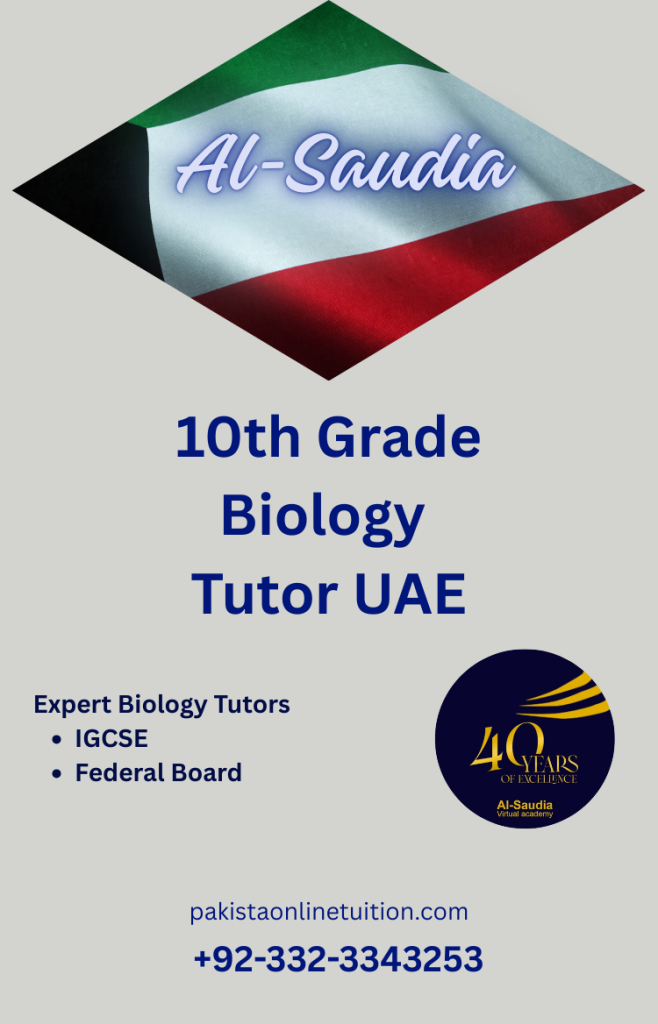 10th Grade Biology Tutor UAE