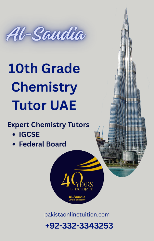 10th Grade Chemistry Tutor UAE 