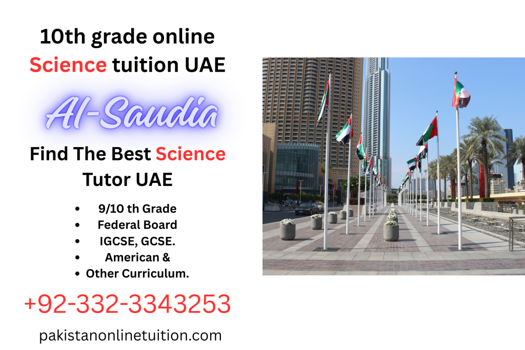 10th Grade Online Science Tuition UAE
