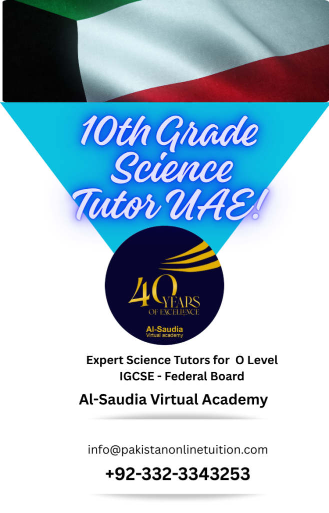 10th Grade Science Tutor UAE
