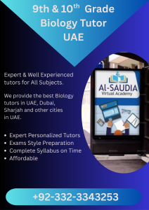 9th & 10th Grade Biology Tutor UAE