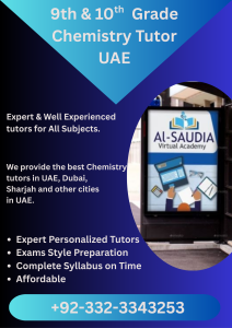 9th & 10th Grade Chemistry Tutor UAE