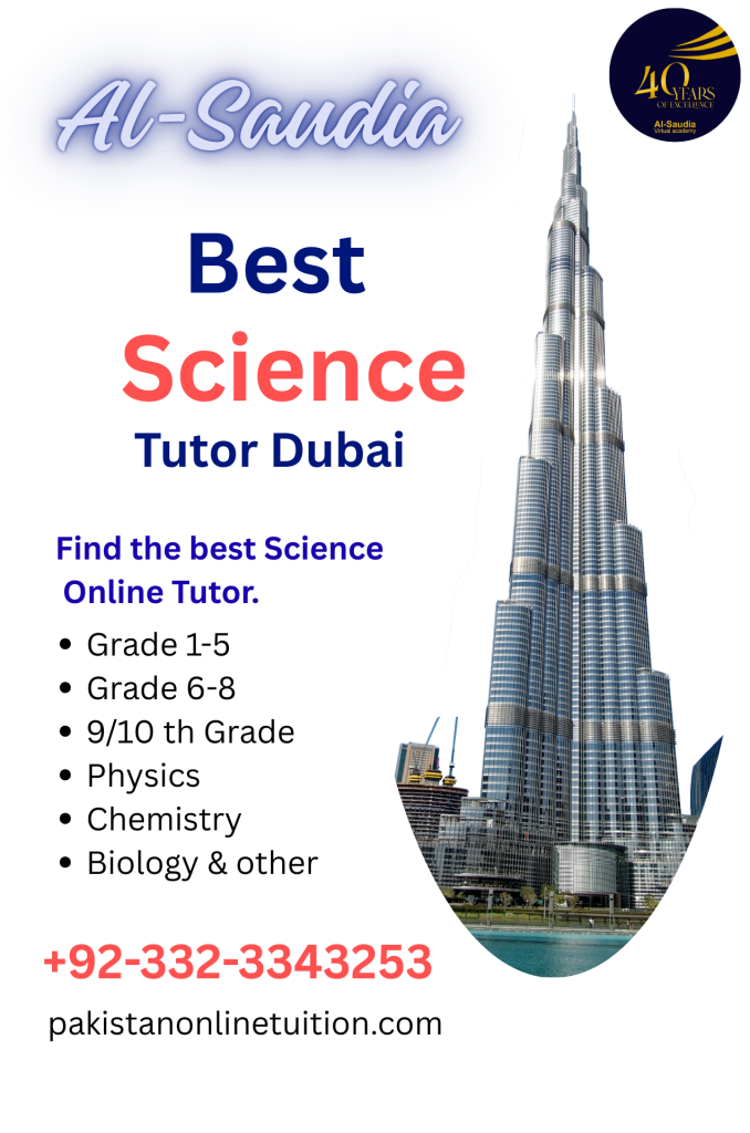 Best Science Tutor Dubai