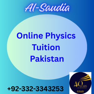 Online Physics Tuition Pakistan