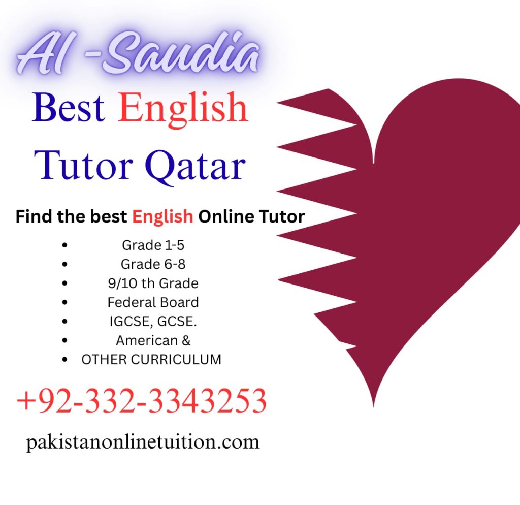 Best English Tutor Qatar