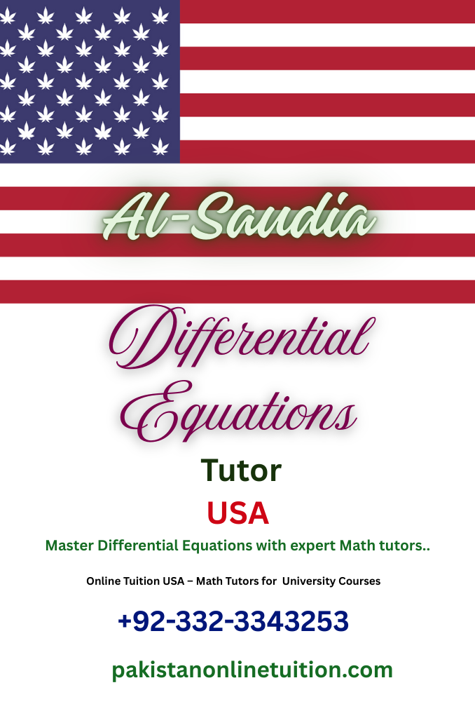 Diiferential Equations Tutor USA