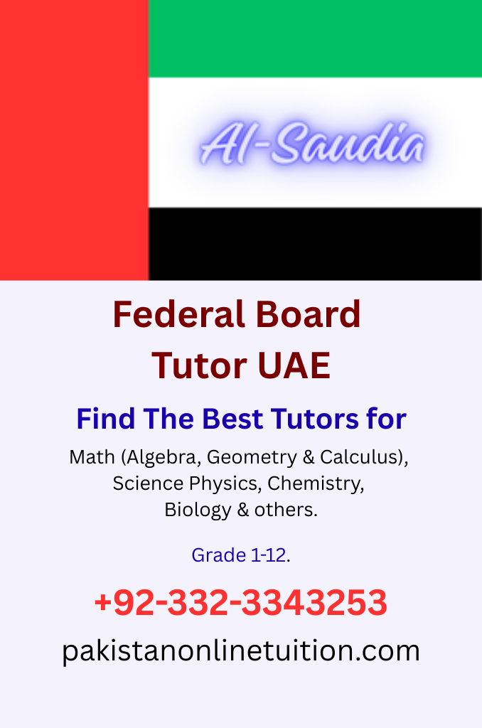 Federal Board Tutor UAE