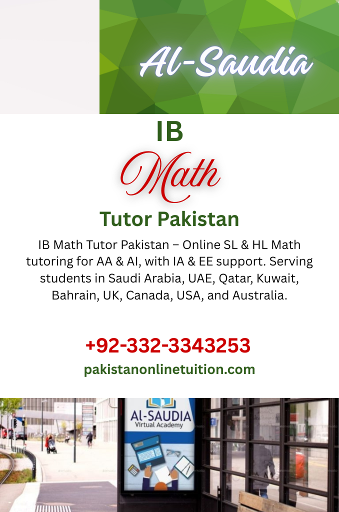 IB Math Tutor Pakistan