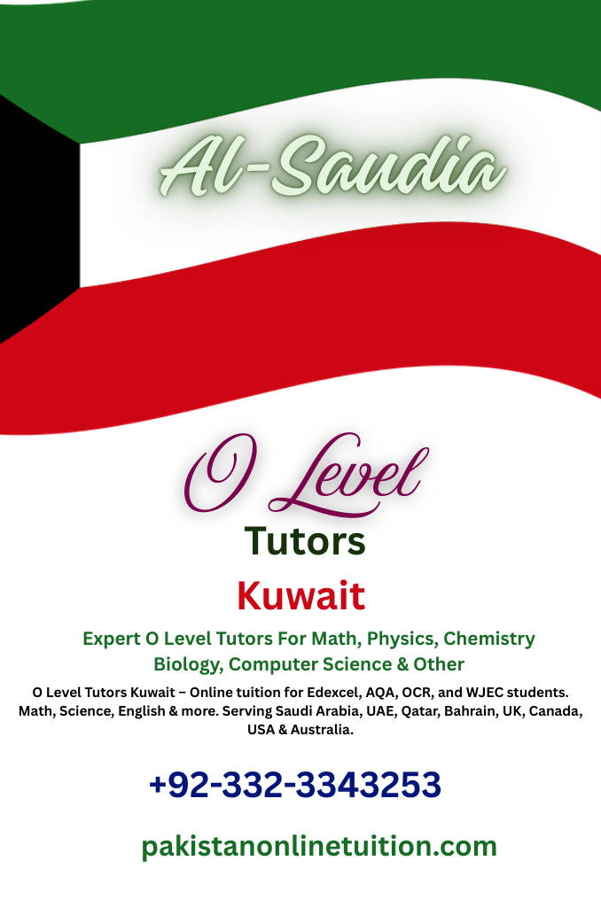 O Level Tutors Kuwait