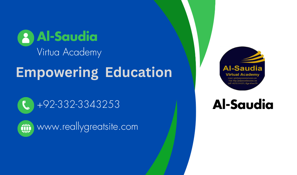 Al-Saudia Virtual Academy Empowering Education