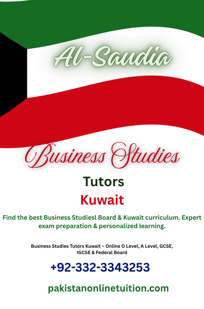 business studies tutors kuwait