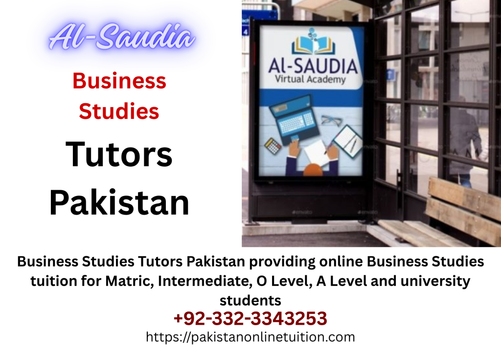 Business Studies Tutors Pakistan business studies tutors pakistan