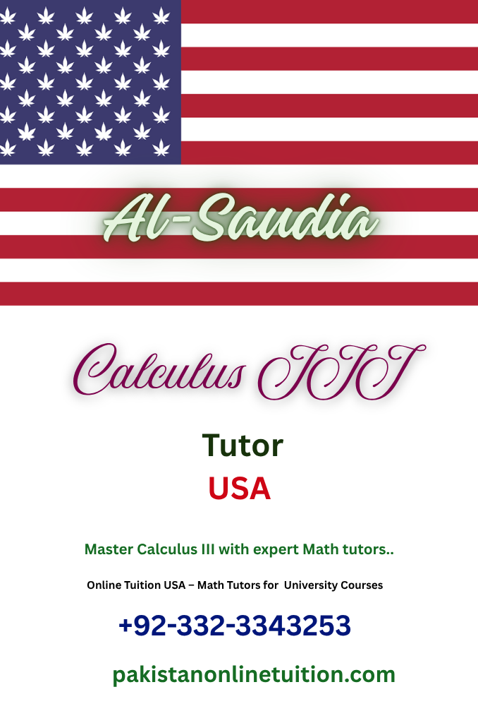 Calculus III Tutor USA calculus iii tutor usa