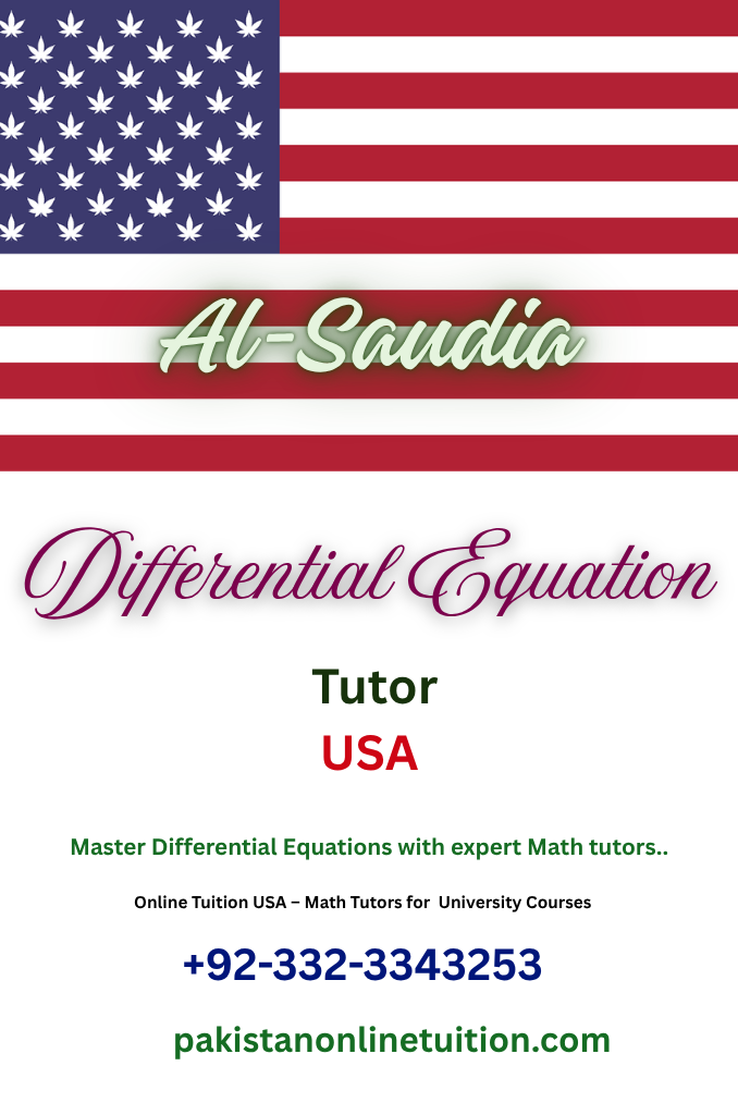 differential equations tutor usa