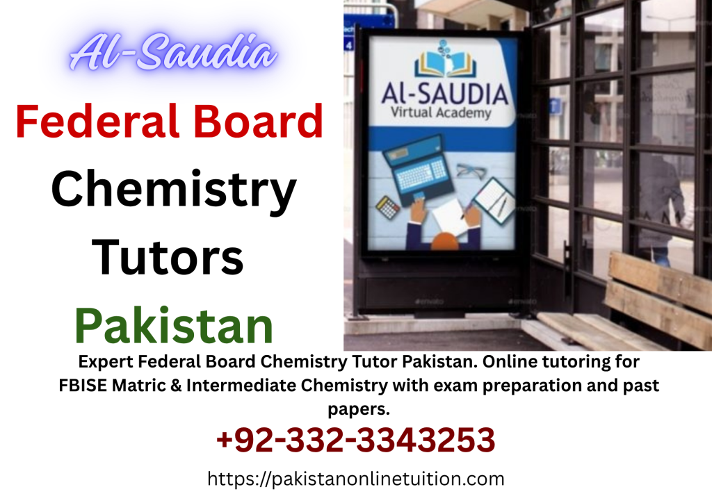 federal board chemistry tutor pakistan