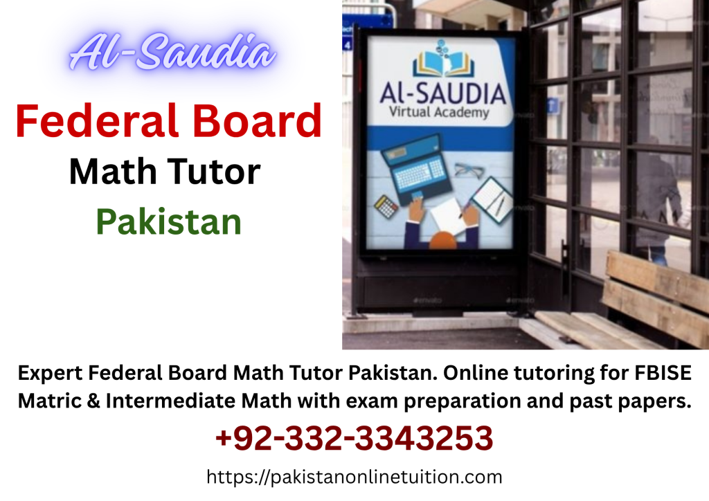 federal board math tutor pakistan