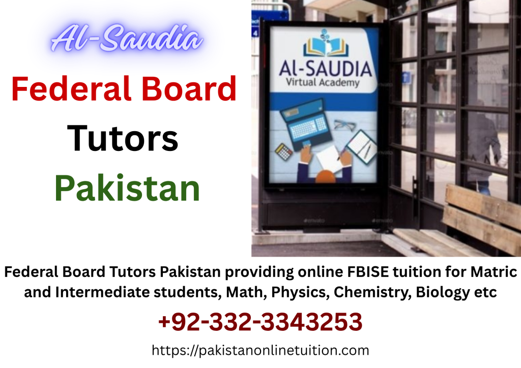 federal board tutors pakistan