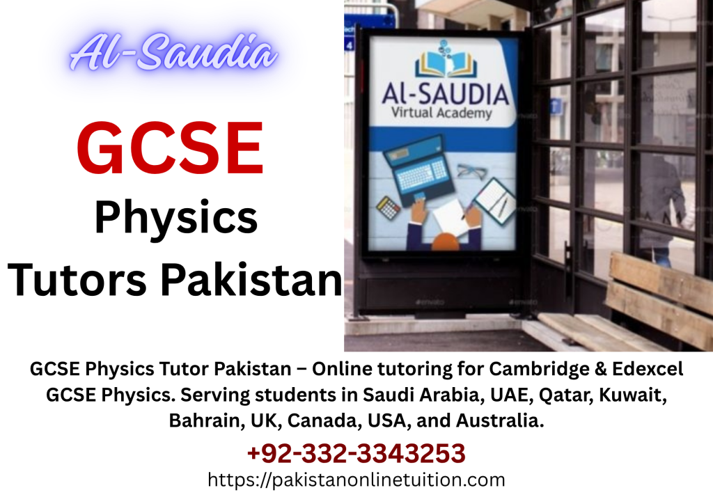 gcse physics tutor pakistan