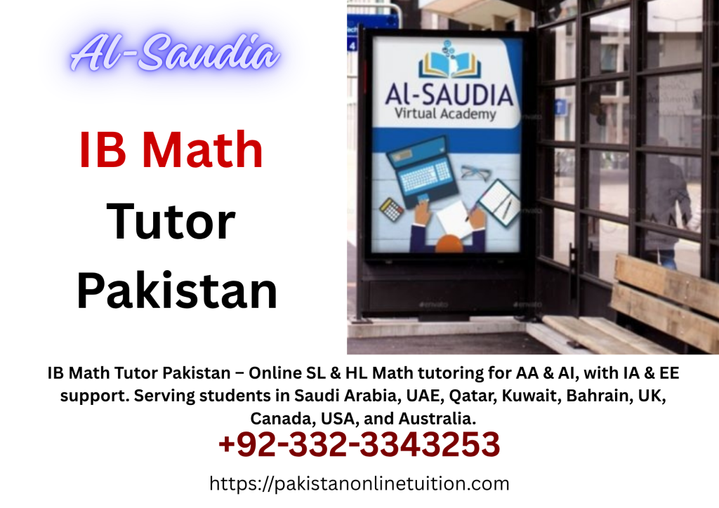 ib math tutor pakistan