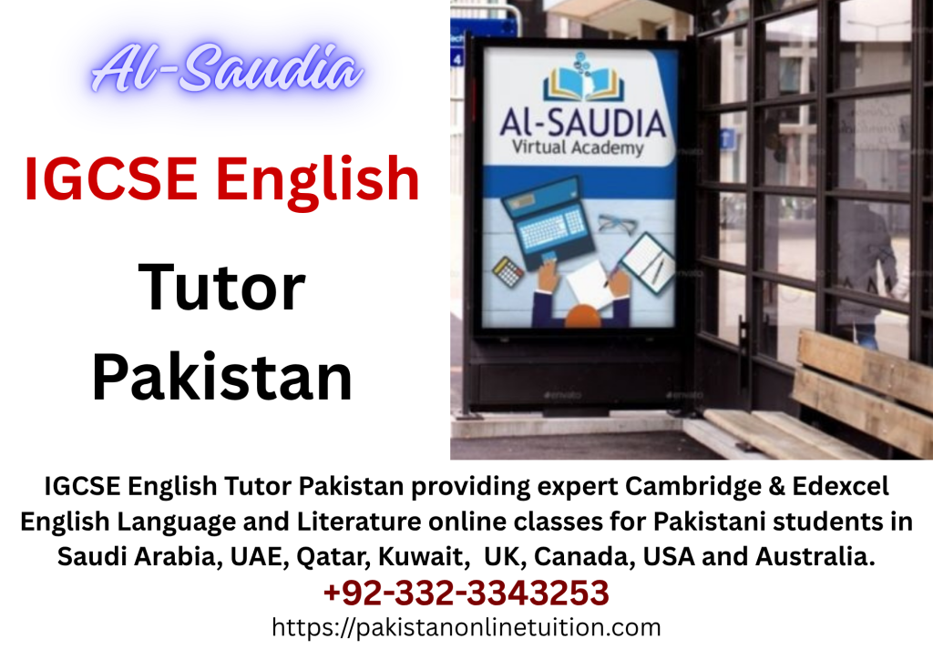 IGCSE English Tutor Pakistan igcse english tutor pakistan