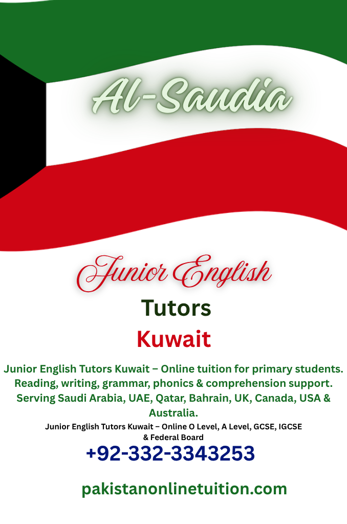 Junior English Tutors Kuwait junior english tutors kuwait