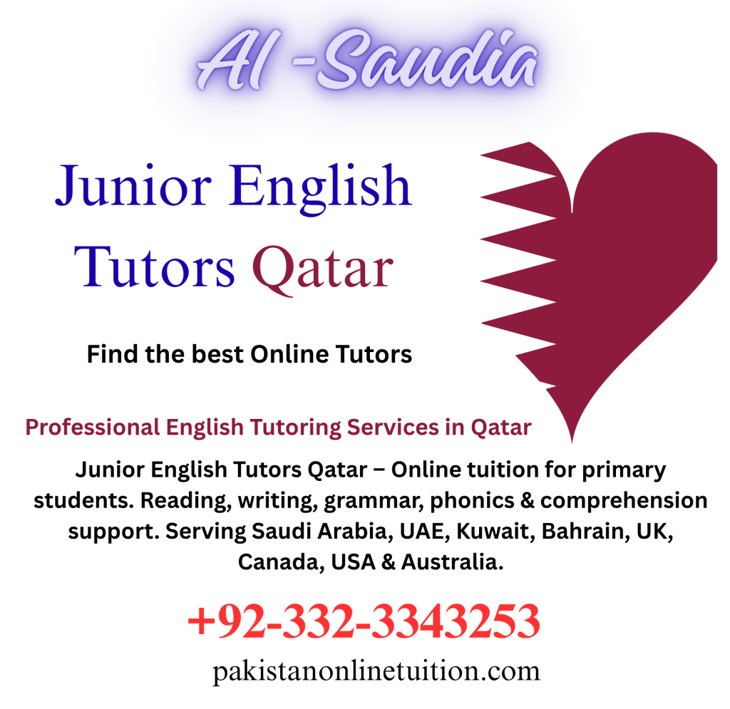 Junior English Tutors Qatar junior english tutors qatar