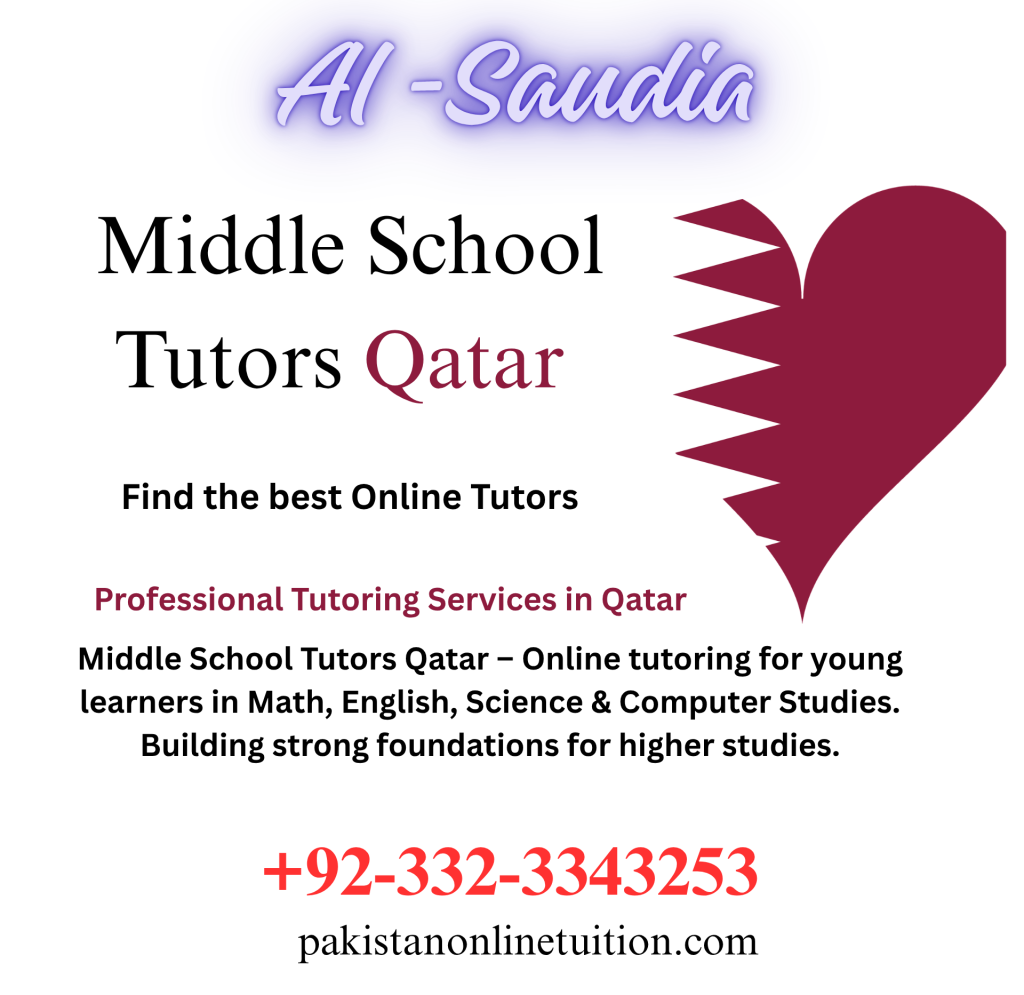 Middle School Tutors Qatar middle school tutors qatar