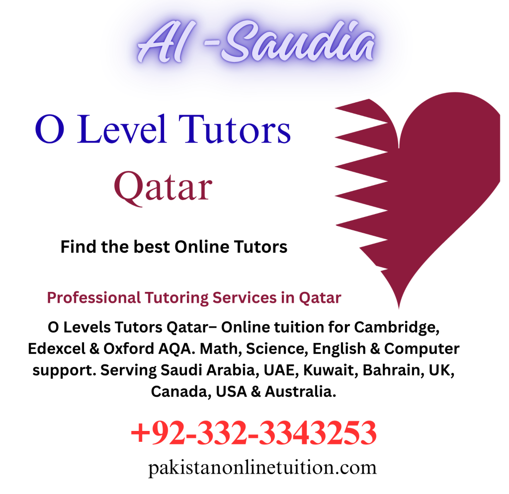 o level tutors qatar