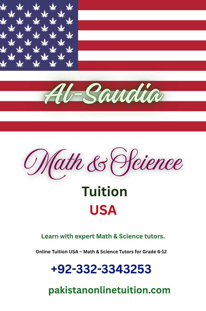online math and science tuition