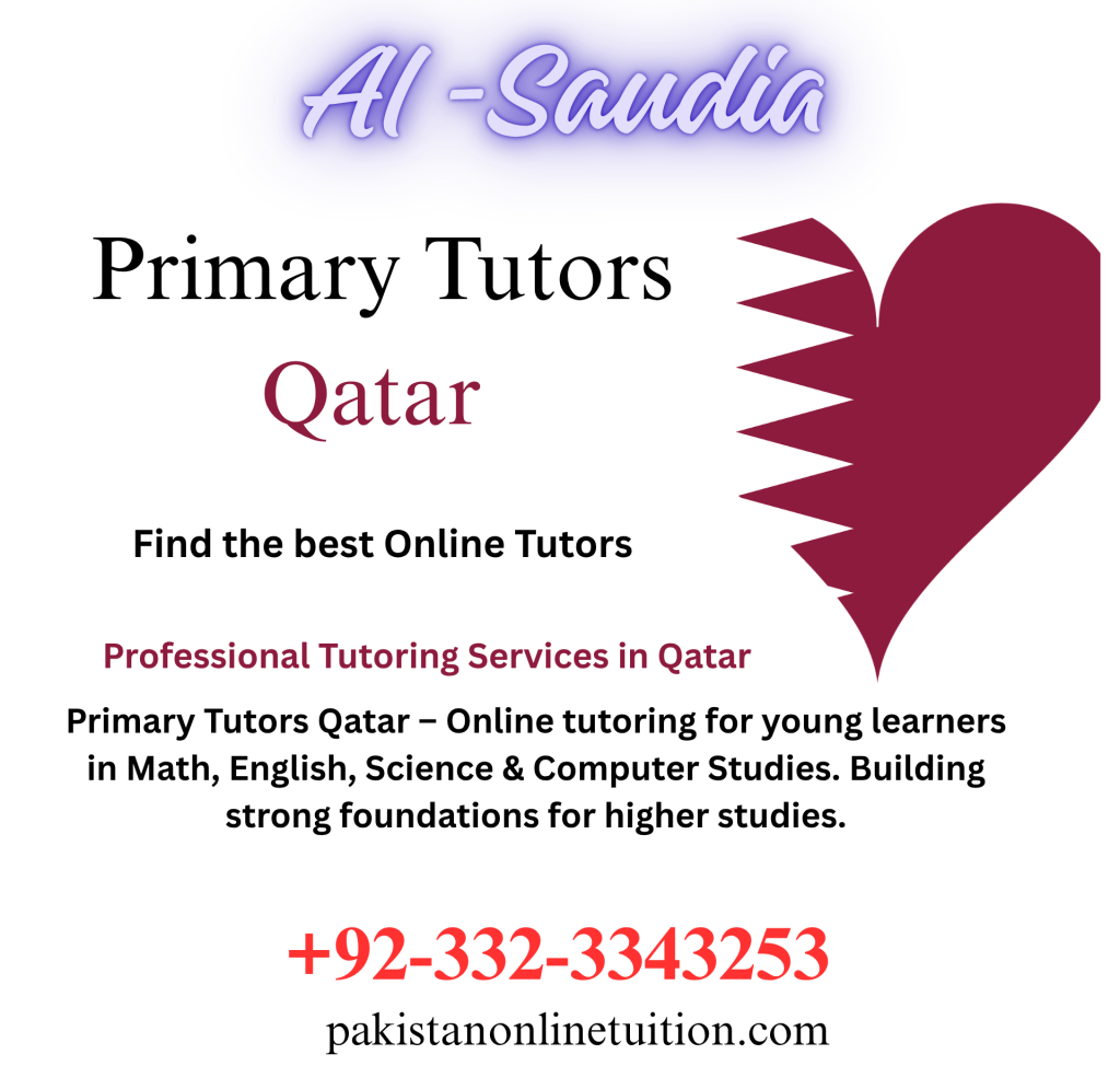 Primary Tutors Qatar primary tutors qatar