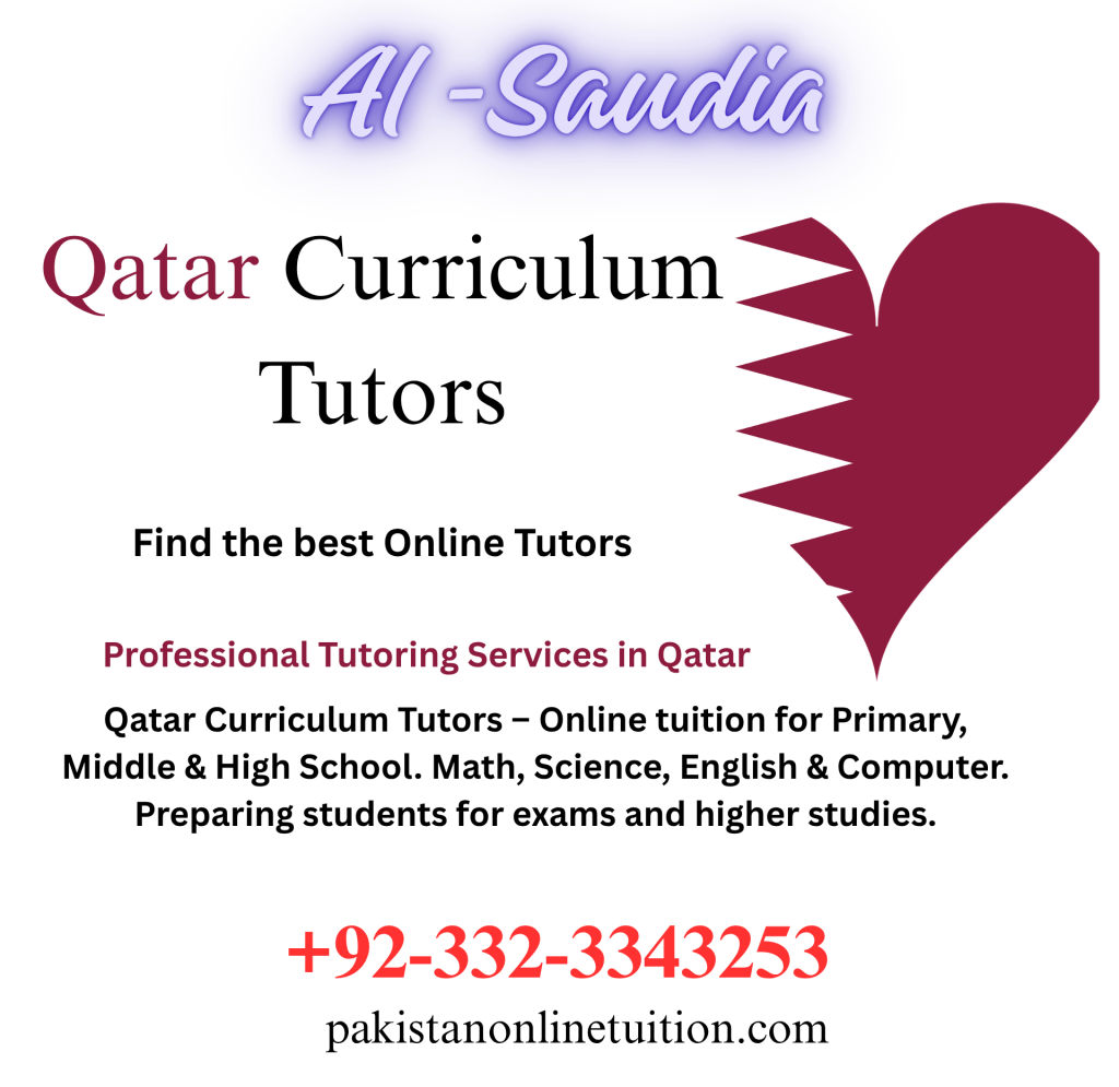 qatar curriculum tutors